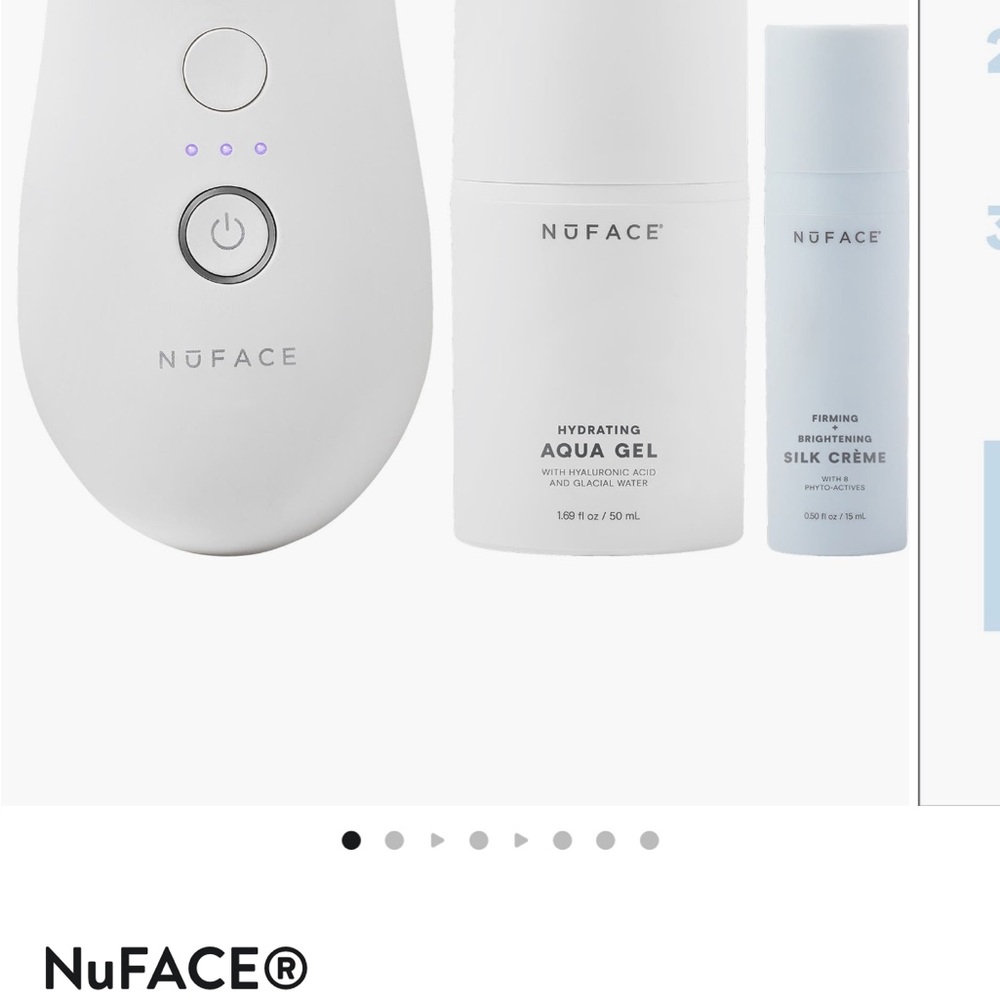 NuFace Skincare Tools - White and Silver - Picture 2 of 2